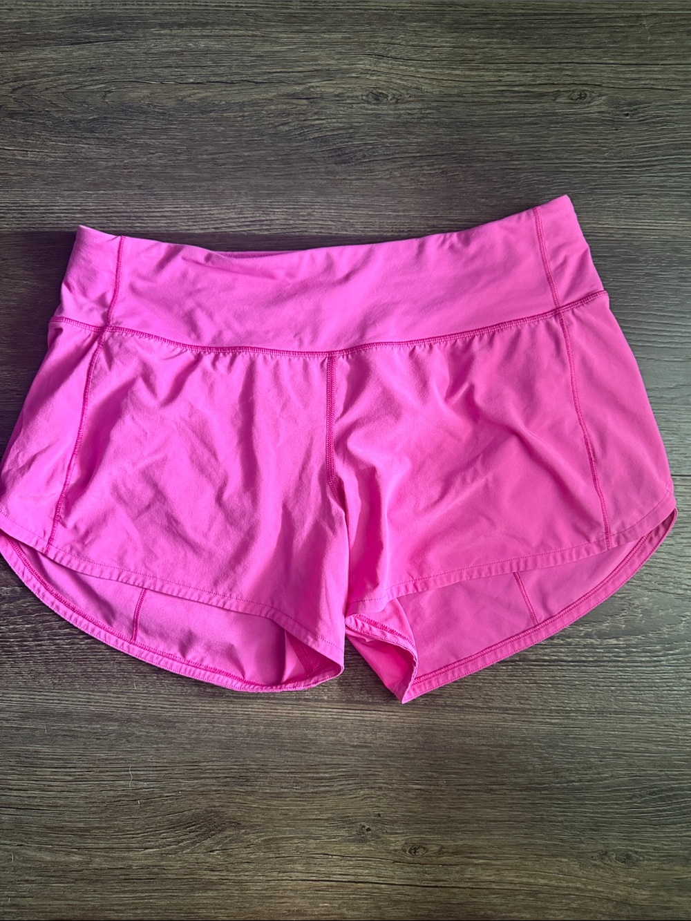 lululemon athletica Bright Pink Athletic Running Shorts